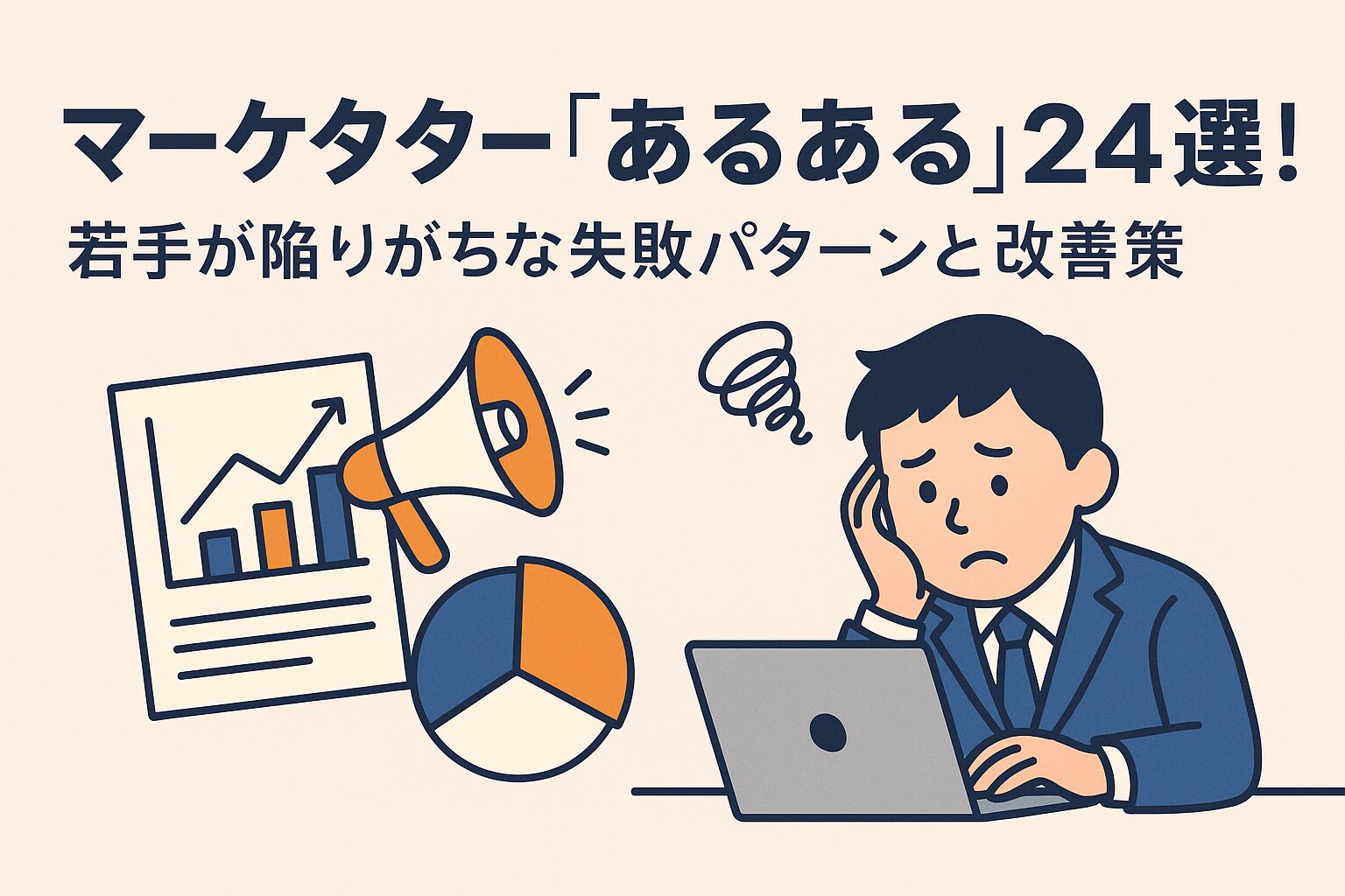マーケター「あるある」24選！若手が陥りがちな失敗パターンと改善策