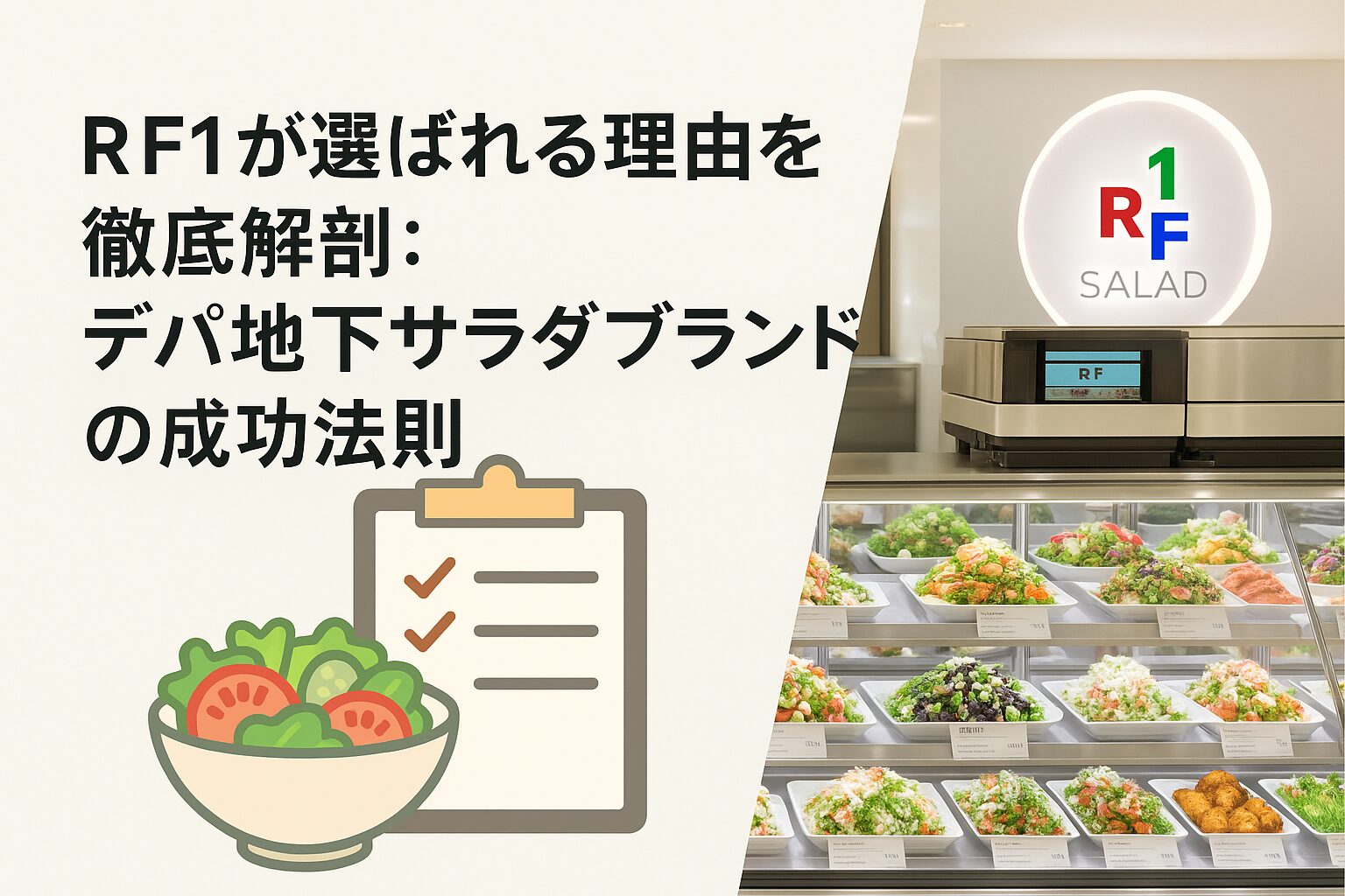 RF1が選ばれる理由を徹底解剖：デパ地下サラダブランドの成功法則