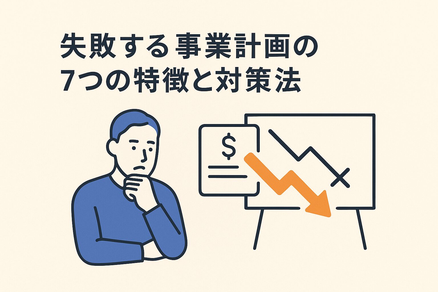 失敗する事業計画の7つの特徴と対策法