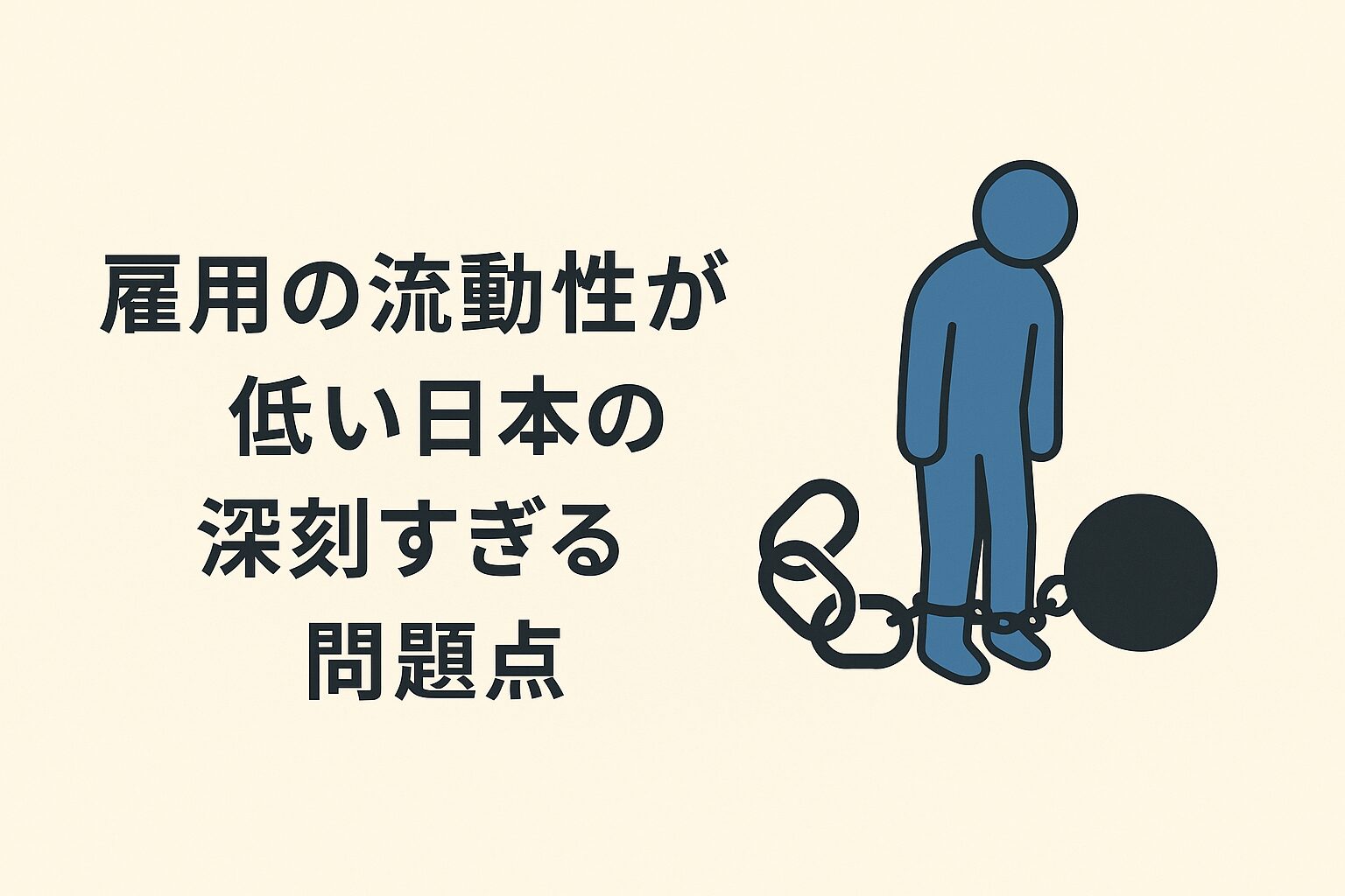 雇用の流動性が低い日本の深刻すぎる問題点